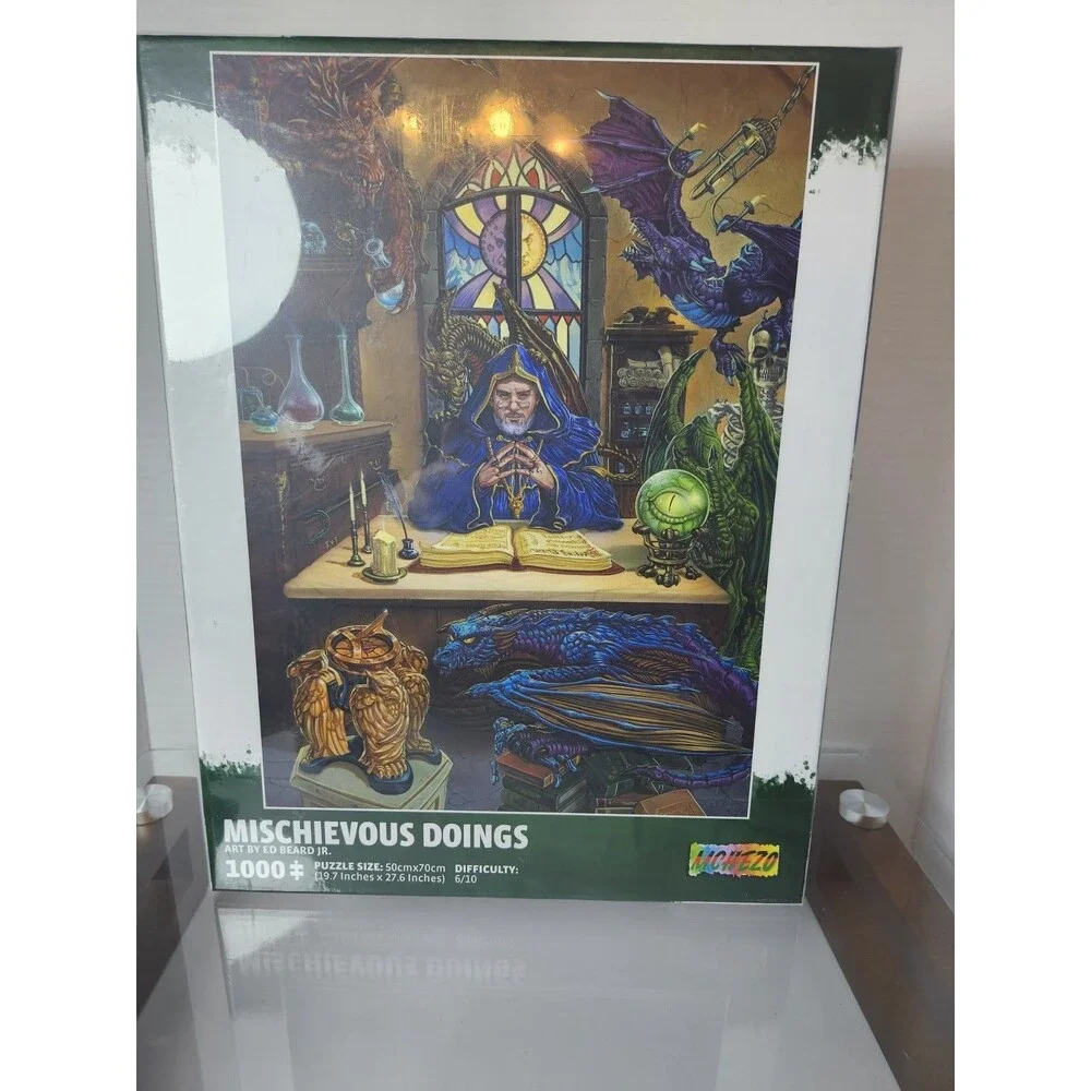 Mchezo: Mischievous Doings Jigsaw Puzzle; 1000 Piece Fantasy 19.7”x27.6” SEALED